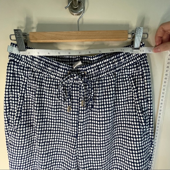 H&M Dressy Blue and White Joggers / Trousers / Pants Size 6 US - Picture 6 of 6